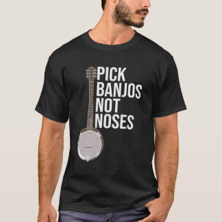 Banjo Gift Funny Slogan Bluegrass Design T-Shirt