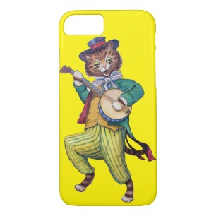 Banjo (Guitar) Player Cat, Louis Wain Case-Mate iPhone Case