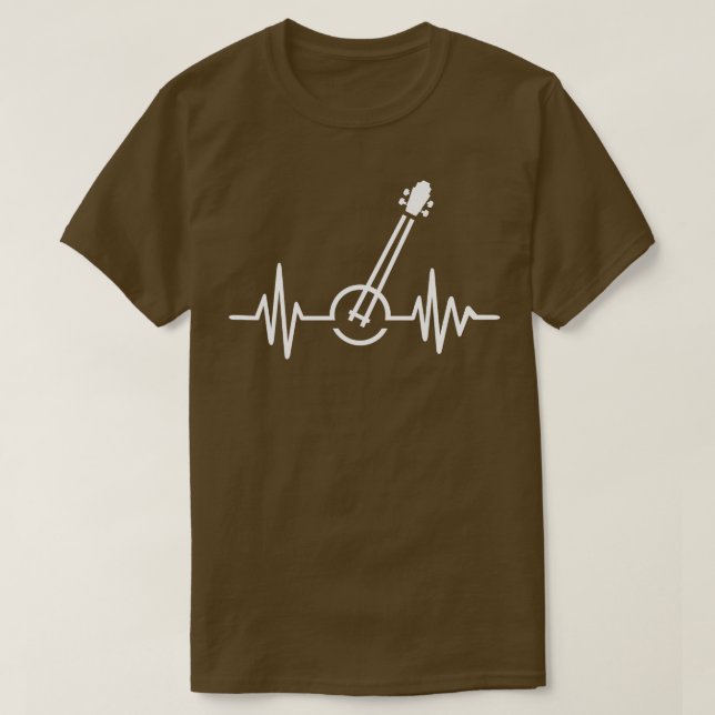 Banjo Heartbeat T-Shirt (Design Front)