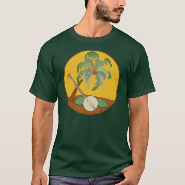 Banjo in Paradise T-Shirt (Front)