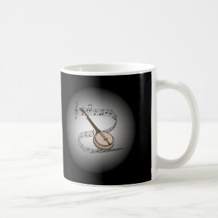 Banjo ~  Musical Globe ~ Musical  Instrument ~ Coffee Mug