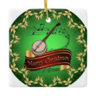 Banjo ~ Musical Scroll ~ Merry Christmas ~ * ~ 