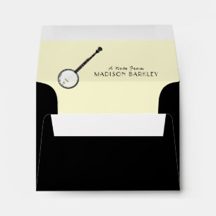 Banjo Musician Music Teacher Envelope