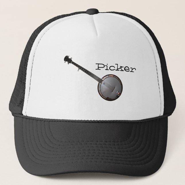Banjo Picker Trucker Hat (Front)
