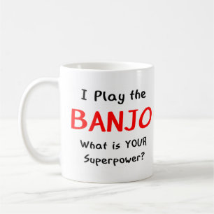 banjo player coffee mug