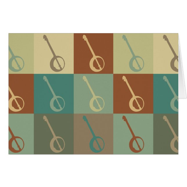 Banjo Pop Art (Front Horizontal)