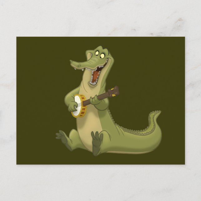 Banjo-Strummin' Gator Postcards (Front)
