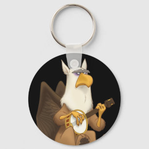 Banjo Strummin' Gryphon Keychain