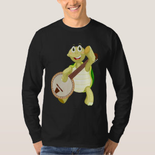 Banjo Turtle Turtle Playing Banjo T-Shirt