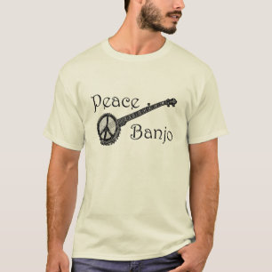 Banjo with the Peace Sign T-Shirt