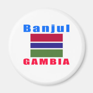 Banjul Gambia capital designs Magnet