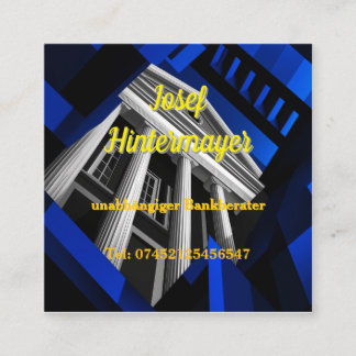 Bank advisor, bank clerkBusiness card