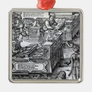 Bank Interior Metal Tree Decoration