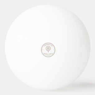 Bank of Bill Official Issue Ping Pong Ball