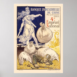 Bank of China - 4th National Loan Poster