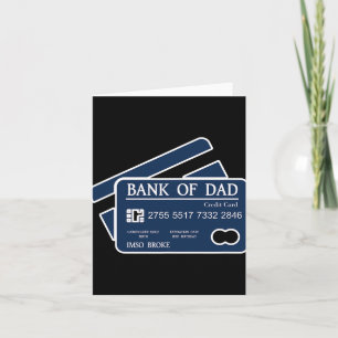 Bank Of Dad Credit Card Imso Broke Funny Dad Joke