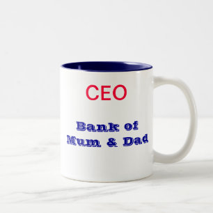 Bank of Mom & Dad Mug - CEO