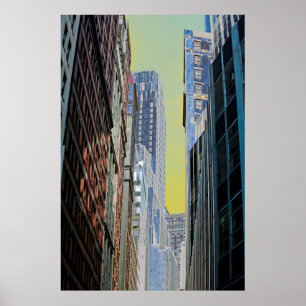 Bank of New York Building Manhattan New York Poster