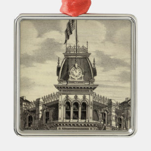 Bank of San Jose Metal Tree Decoration