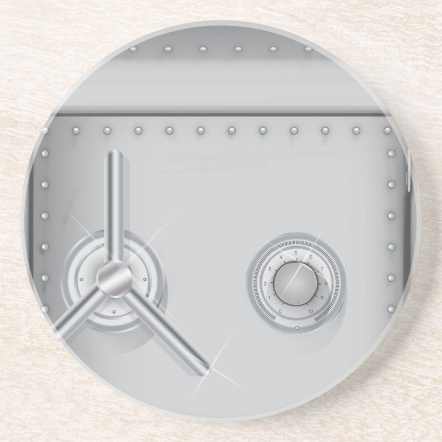 Bank Safe Coaster (Front)