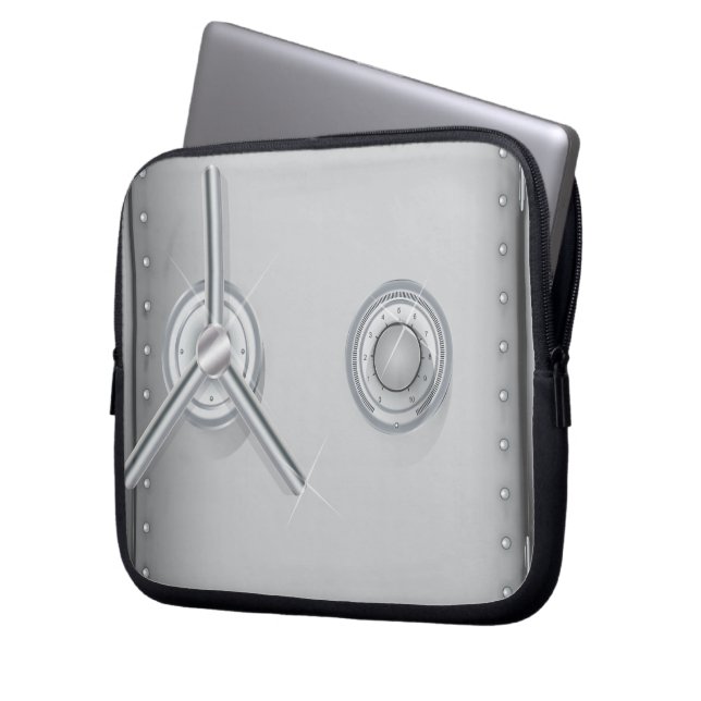 Bank Safe Laptop Sleeve (Front Left)