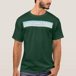 Banker Blue Beach Label T-Shirt