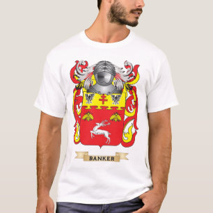 Banker Coat of Arms (Family Crest) T-Shirt