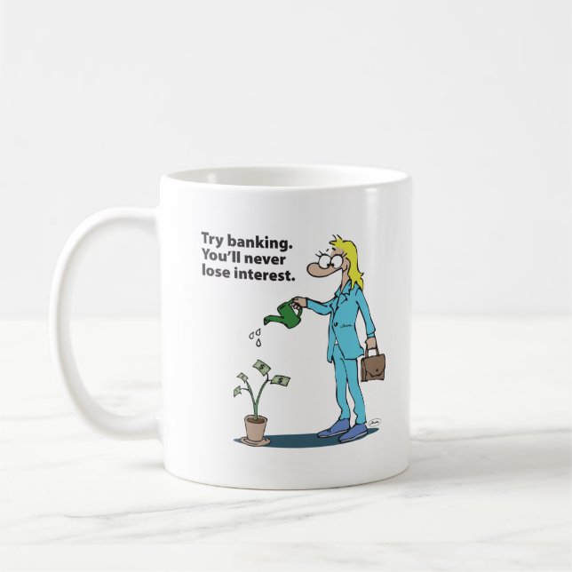 Banker Woman Coffee Mug (Left)