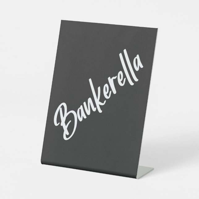 BANKERELLA PEDESTAL SIGN (Front)