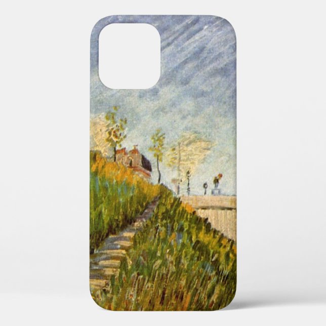 Banks of Seine, Pont de Clichy by Vincent van Gogh Case-Mate iPhone Case (Back)