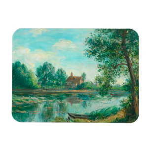 Banks of the Loing in Saint-Mammès Alfred Sisley  Magnet