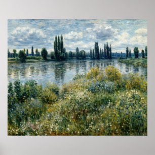 Banks of the Seine at Vétheuil Poster