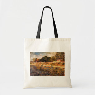 Banks of the Seine by Vincent van Gogh Tote Bag