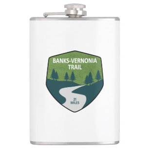 Banks-Vernonia Trail Hip Flask