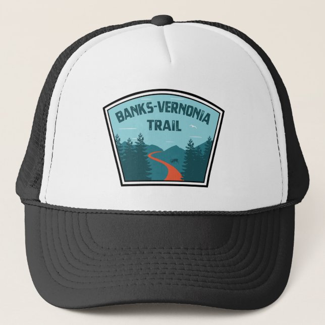 Banks-Vernonia Trail Trucker Hat (Front)