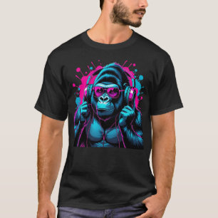 Banksy BANKSY DJ Monkey Thinker T-Shirt