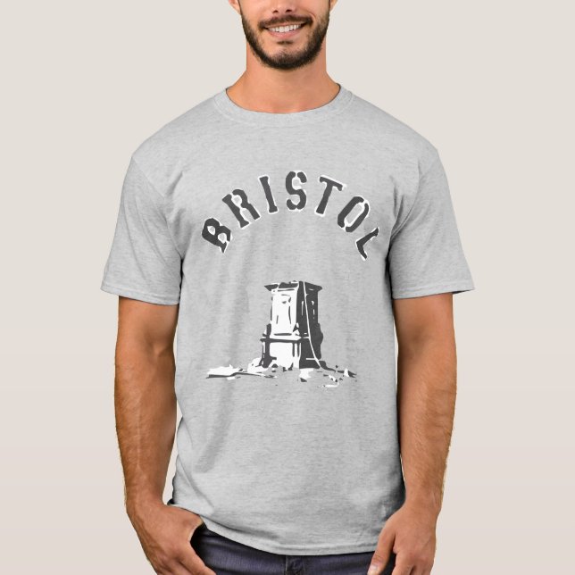 banksy t shirt bristol (Front)
