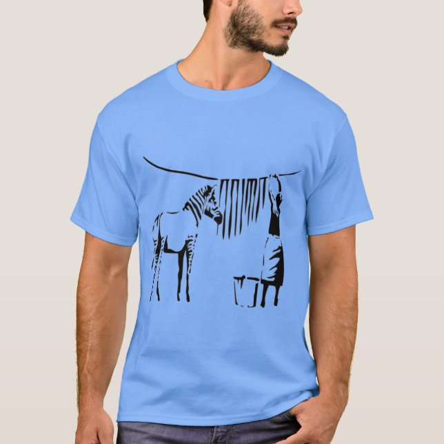 Banksy Zebra friends T-Shirt (Front)