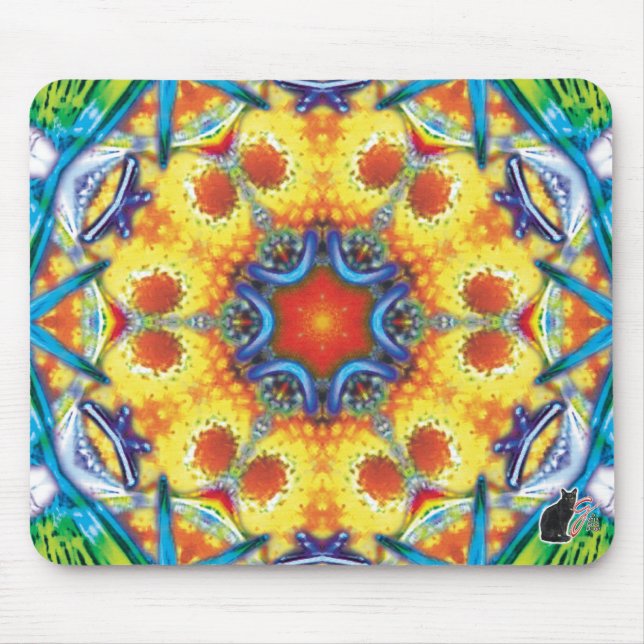 BannaPuddin Kaleidoscope Mouse Pad (Front)