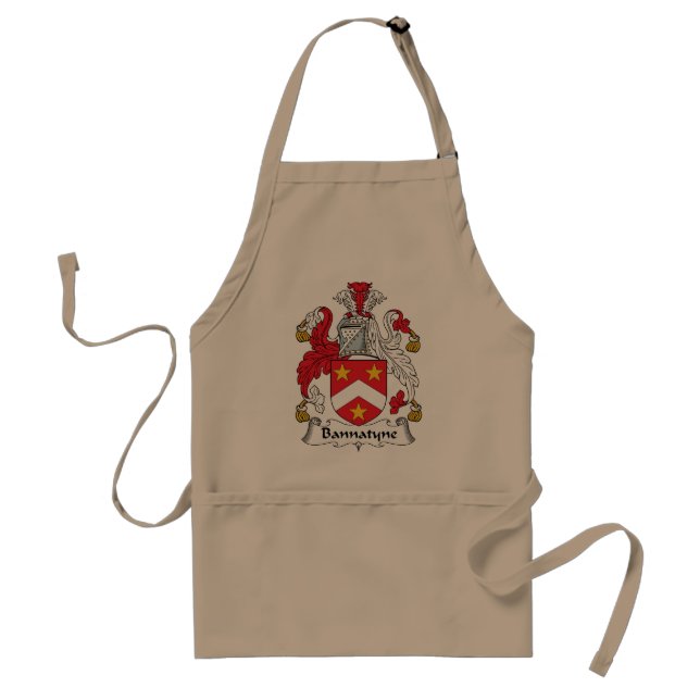 Bannatyne Family Crest Standard Apron (Front)
