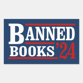 Banned Books 2024 Rectangular Sticker