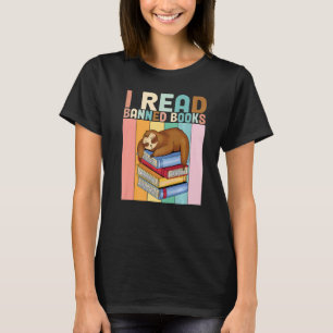 Banned Books Bookworm I Read Banned Books   T-Shirt