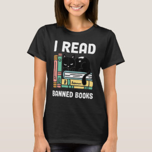 Banned Books Bookworm Reader I Read Banned Books T-Shirt