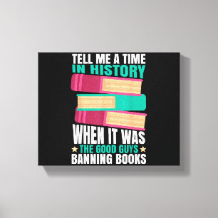 Banned Books Quote Canvas Print