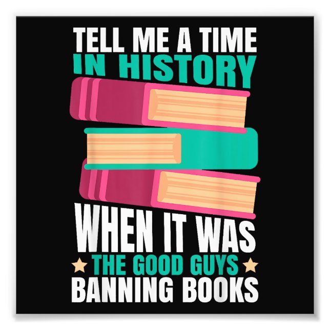Banned Books Quote Photo Print (Front)