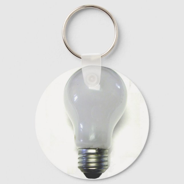 Banned Incandescent Light Bulb Key Ring (Front)
