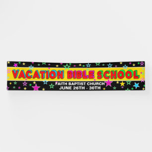 BANNER 12' x 2.5'- VACATION BIBLE SCHOOL