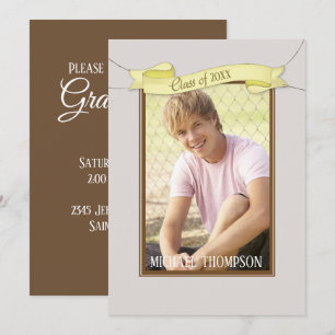 Banner 5" x 7", Graduation Inviation Invitation
