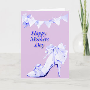 Banner and Shoe in Pink and Blue Card