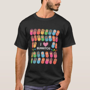 Banner Approved I Love Burritos Mother Baby Nurse T-Shirt